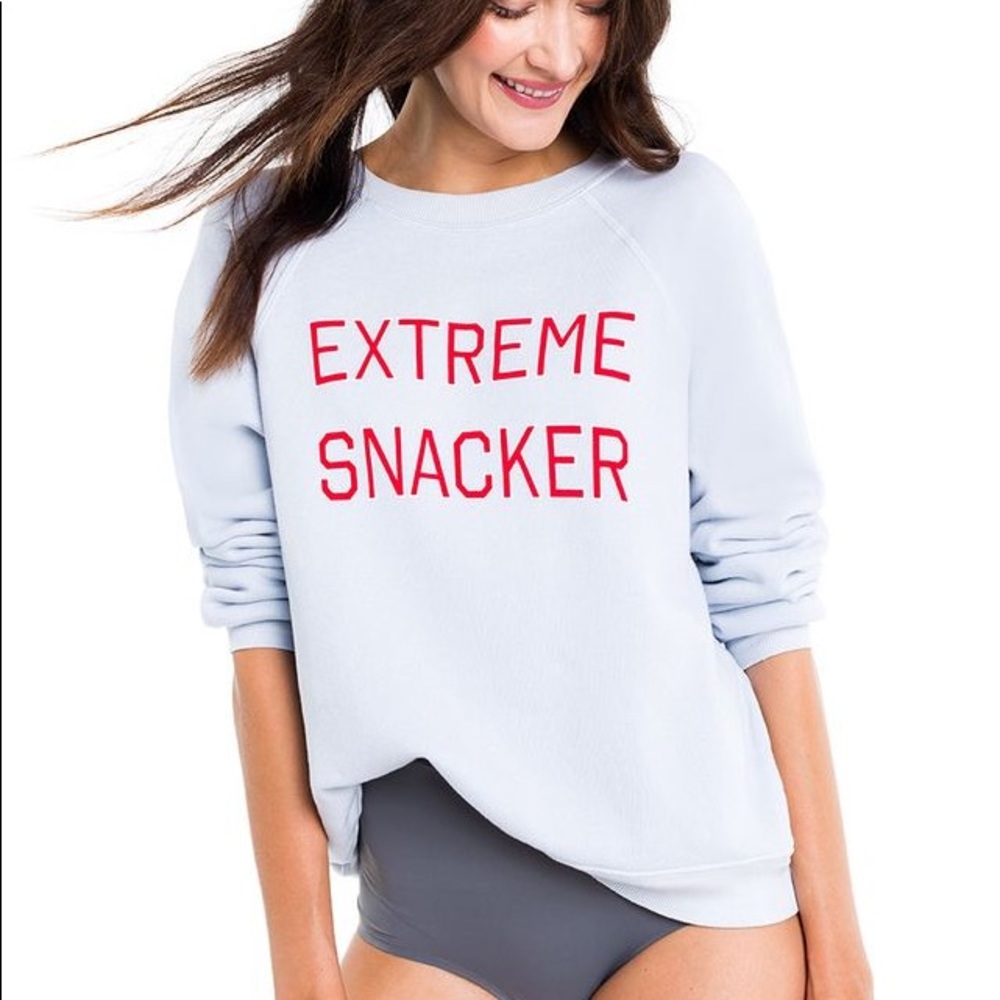Wildfox Extreme Snacker Sweatshirt NEW